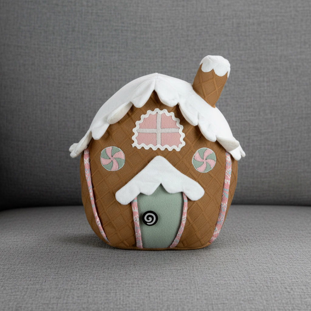 Christmas Tradition - 12.5" Gingerbread House Pillow