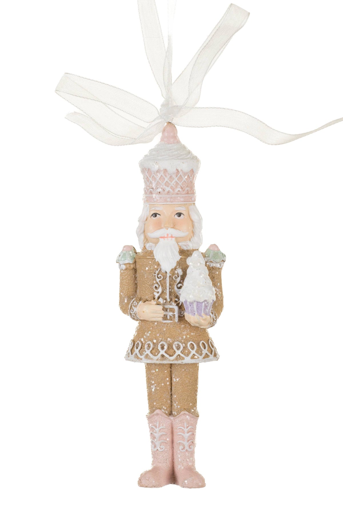 Starlight Collection - NEW-Baby Pink Nutcracker Ornament