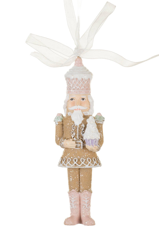 Starlight Collection - NEW-Baby Pink Nutcracker Ornament