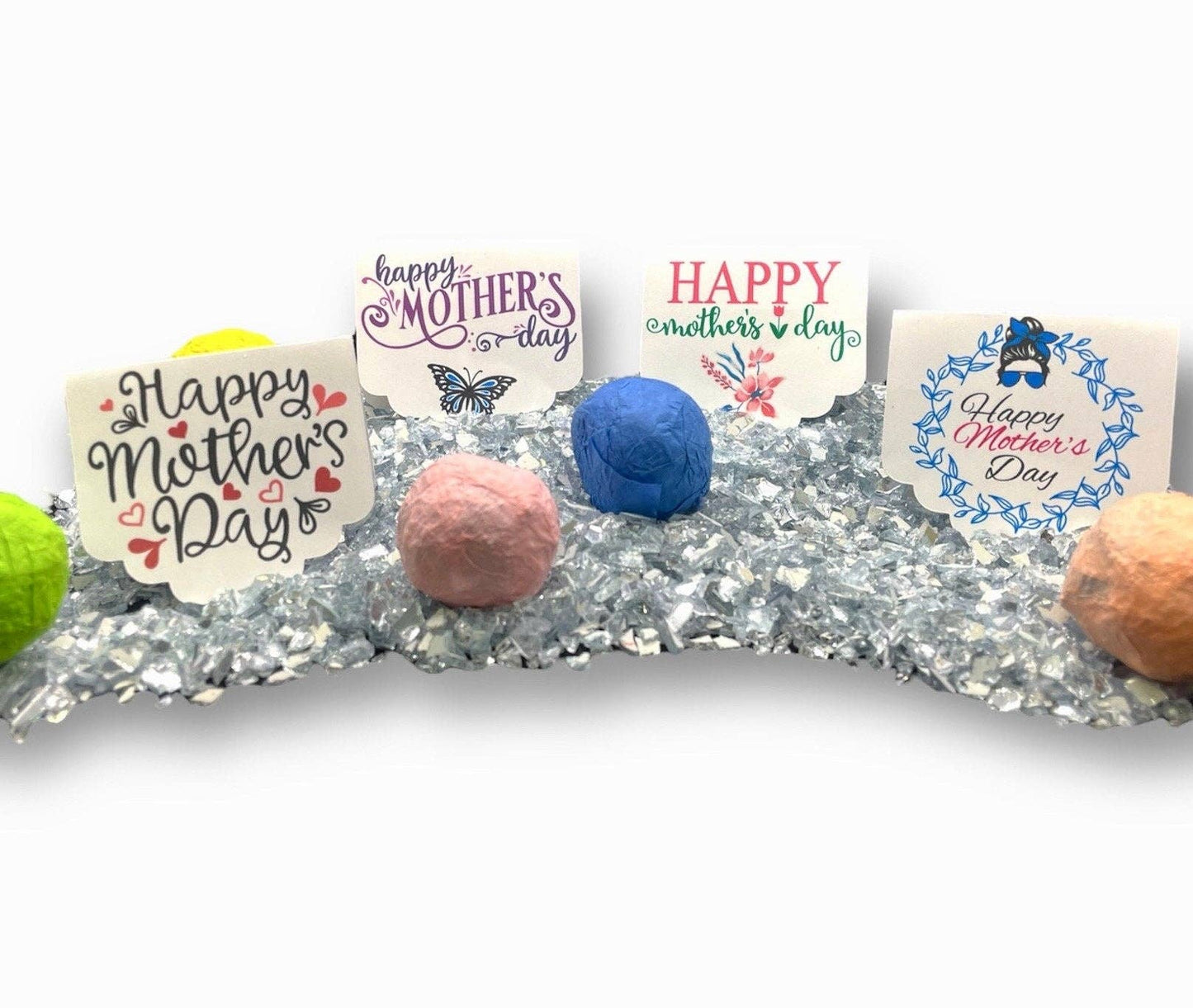 Fuschia Designs Shop - Seed Bombs - Mother's Day Themed - Mixed Colors - Canadian W: 10 Single Wraps