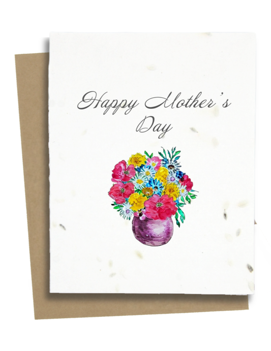 Greet n' Grow Plantable Cards - Mother's Day Bouquet: Wildflower