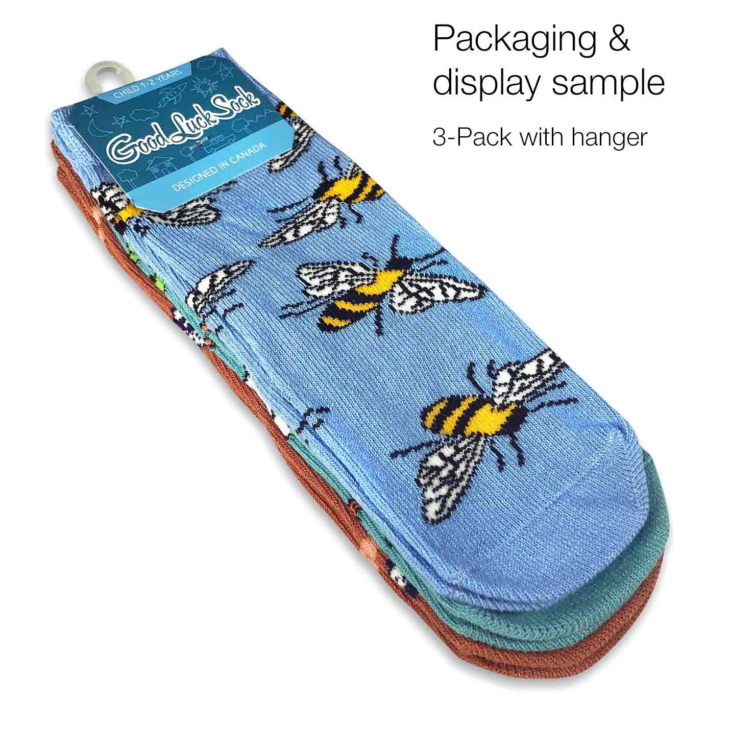 Airplanes, Construction And Firefighter Kids Socks / 3-Pack