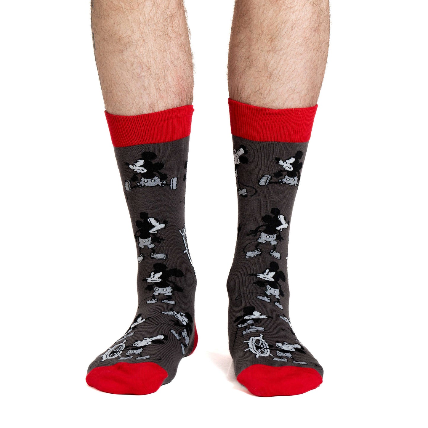 Good Luck Sock - Men's Steamboat Willie Socks: Shoe Size 7-12