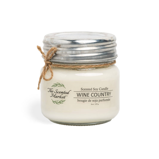 The Scented Market - WINE COUNTRY Soy Wax Candle 8oz