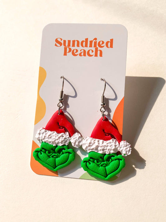 The Grinch Dangle Earrings