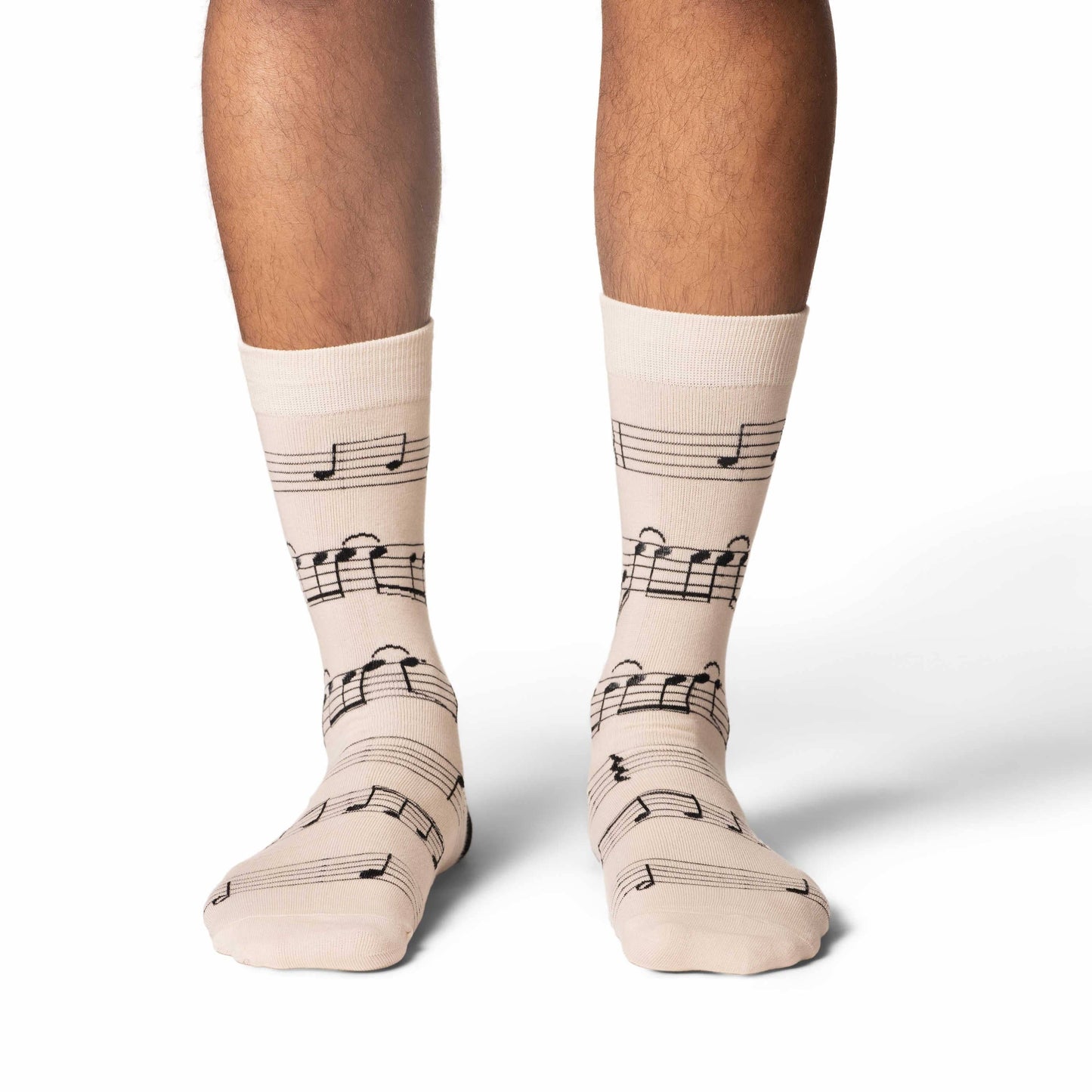 Good Luck Sock - Men's Sheet Music Socks: Shoe Size 7-12