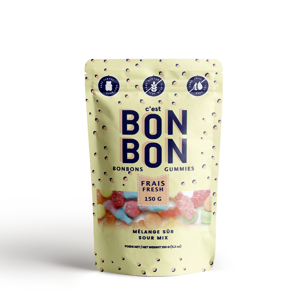 c'est BONBON- Canada - Sour Mix - Gummy Candies