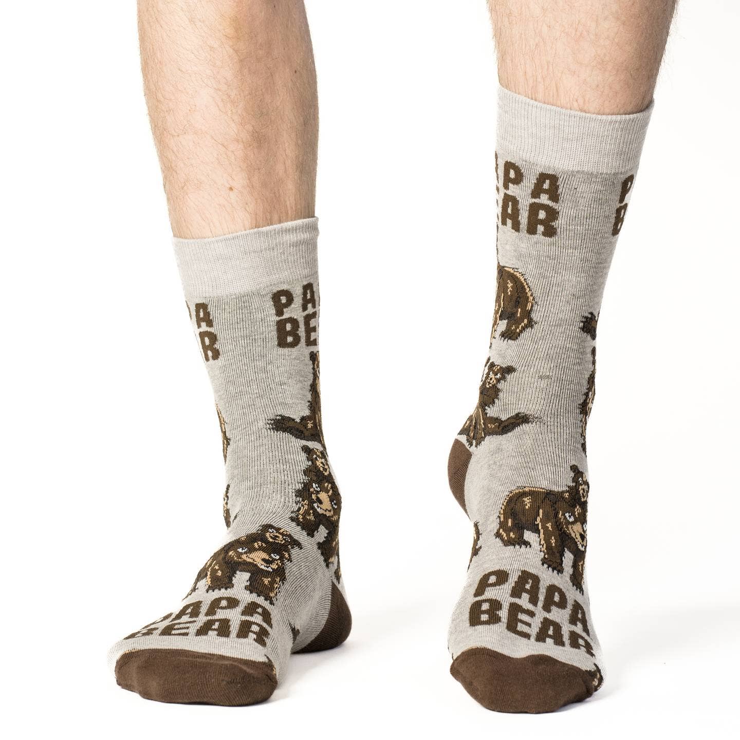 Men's Big & Tall Papa Bear Socks: Shoe Size 13-17