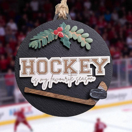 Richer Design Co. - HOCKEY SEASON ORNAMENT