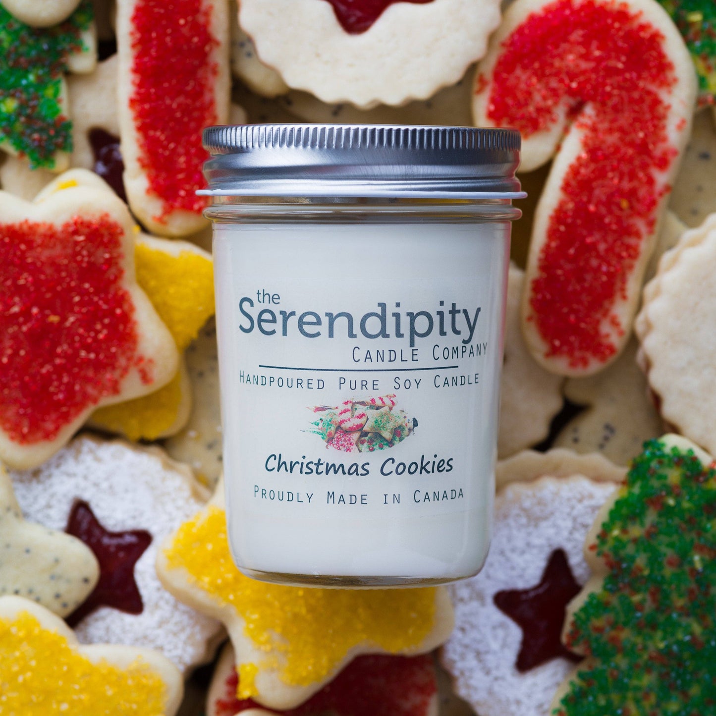 Serendipity Soy Candles - Christmas Cookies: 8oz