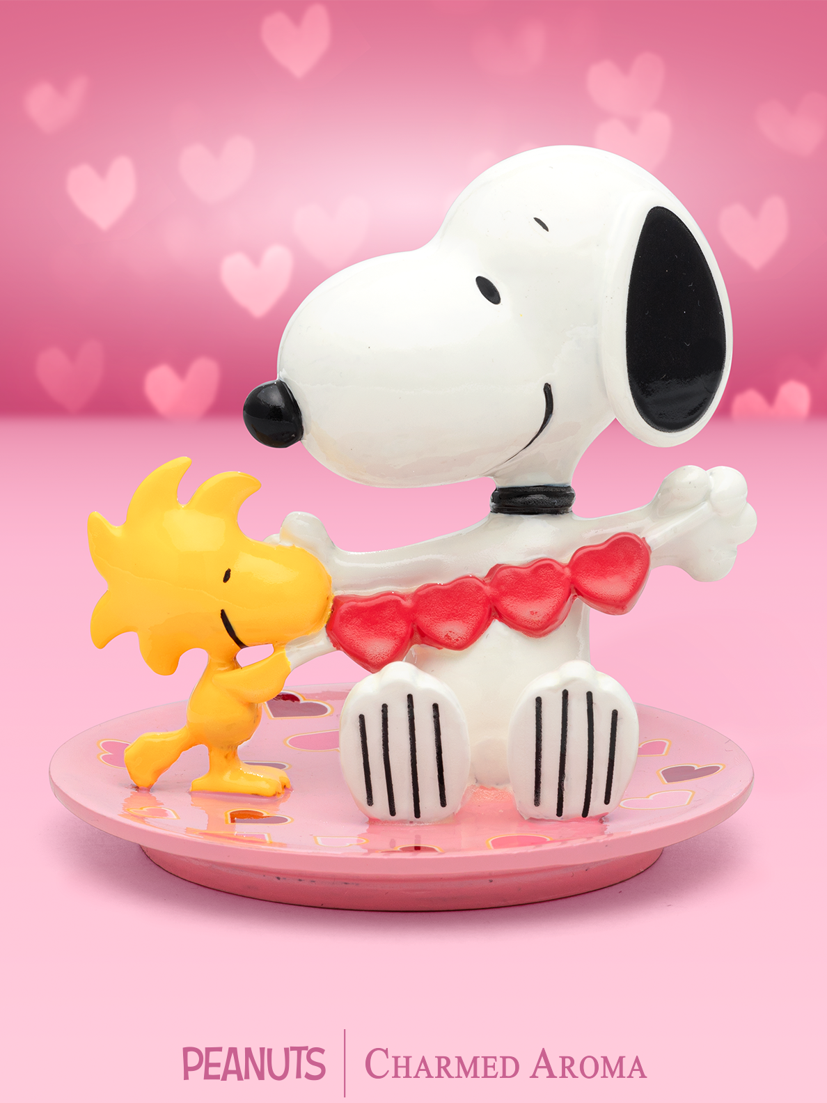 Charmed Aroma - Peanuts™ Snoopy Candle + Jewelry Tray - Peanuts™ Snoopy & Woodstock