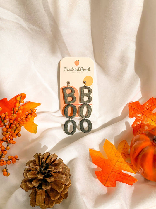 Sundried Peach - BOO Dangles: Black