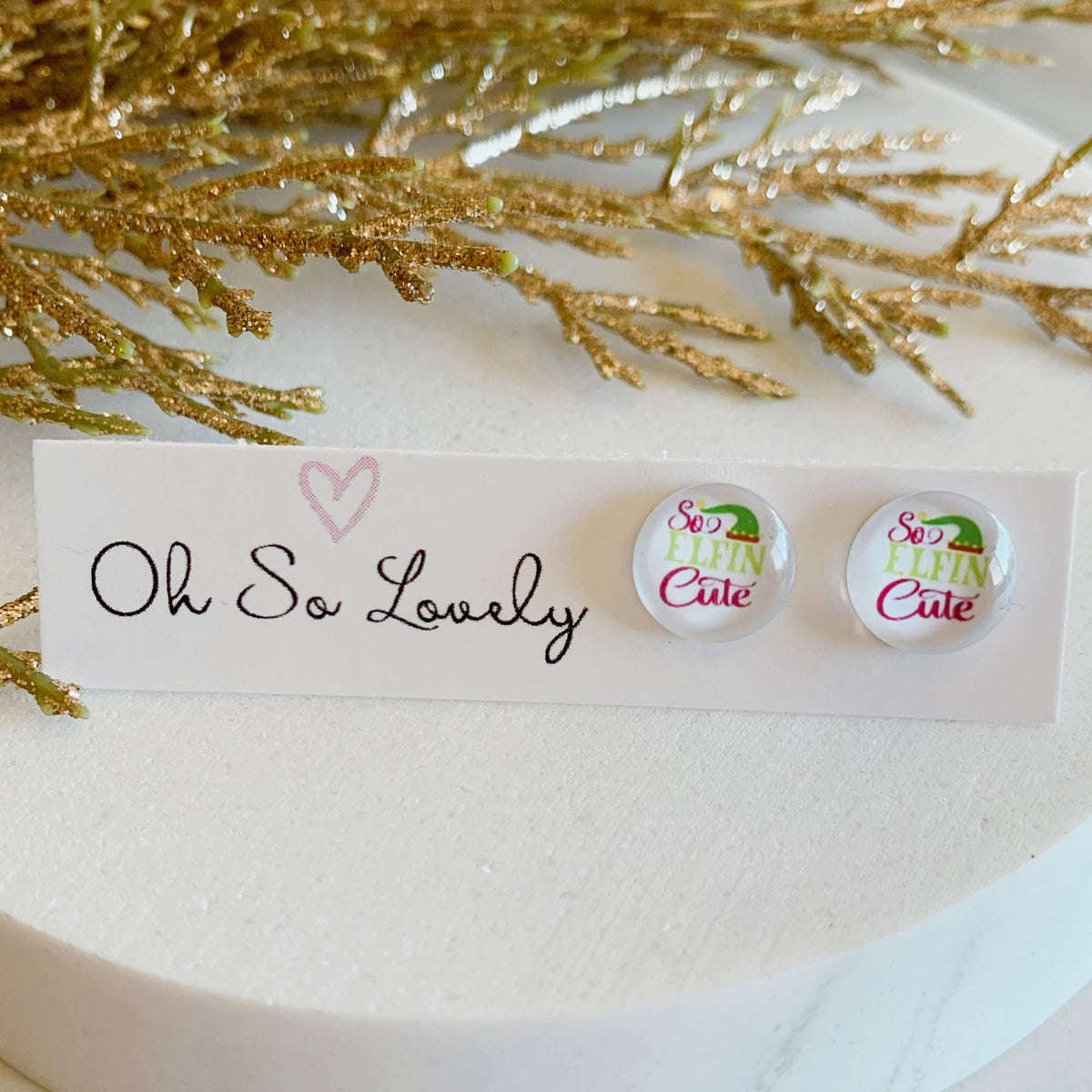 Oh So Lovely - So elfin cute stud earrings