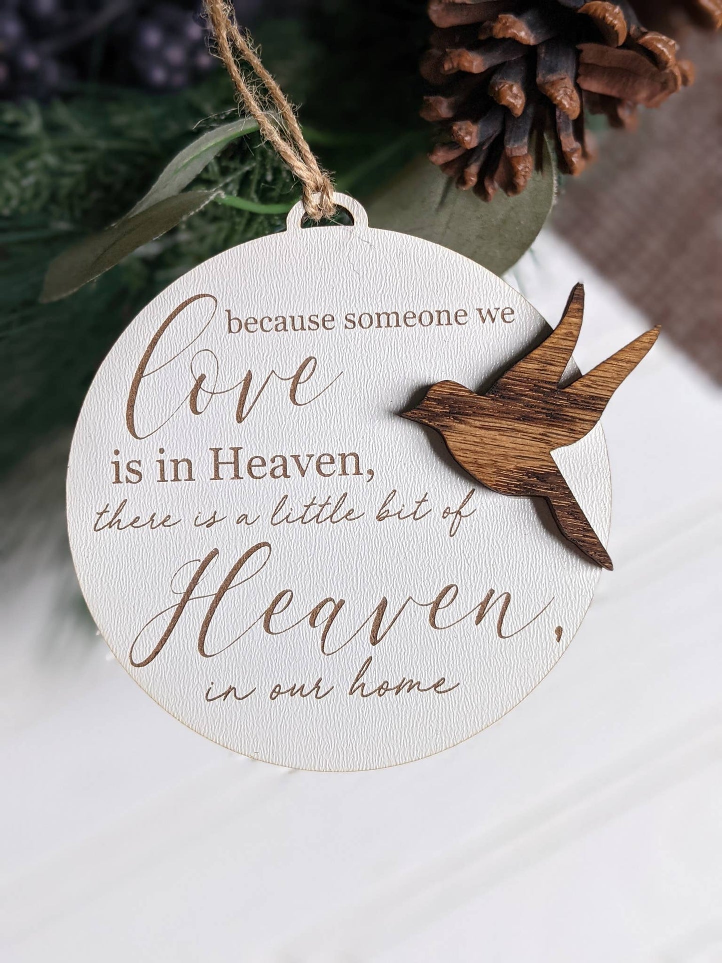 Richer Design Co. - Memorial Heaven Christmas Ornament: Feature Image