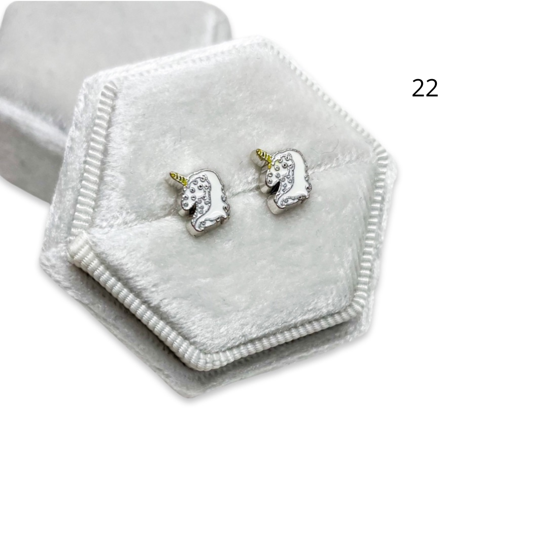Shantiques Mini Creations - Earrings - Unicorns: 14 / Post