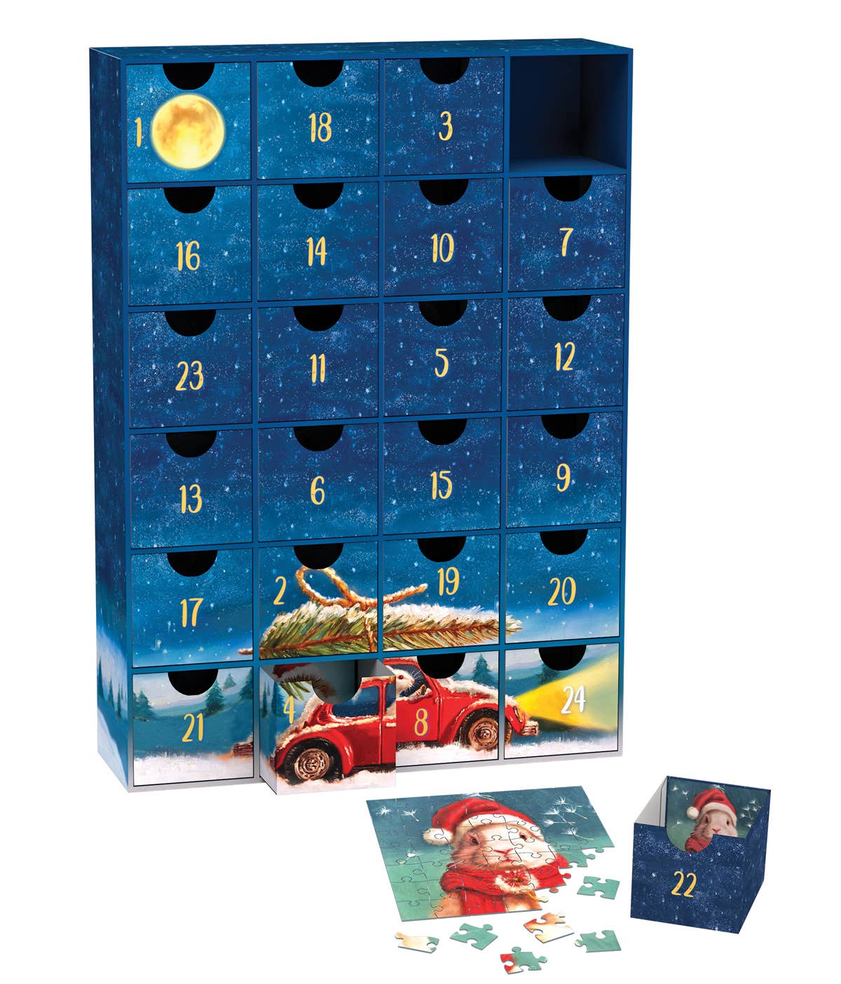 Eurographics Puzzles Canada - Christmas Animals - Advent Calendar