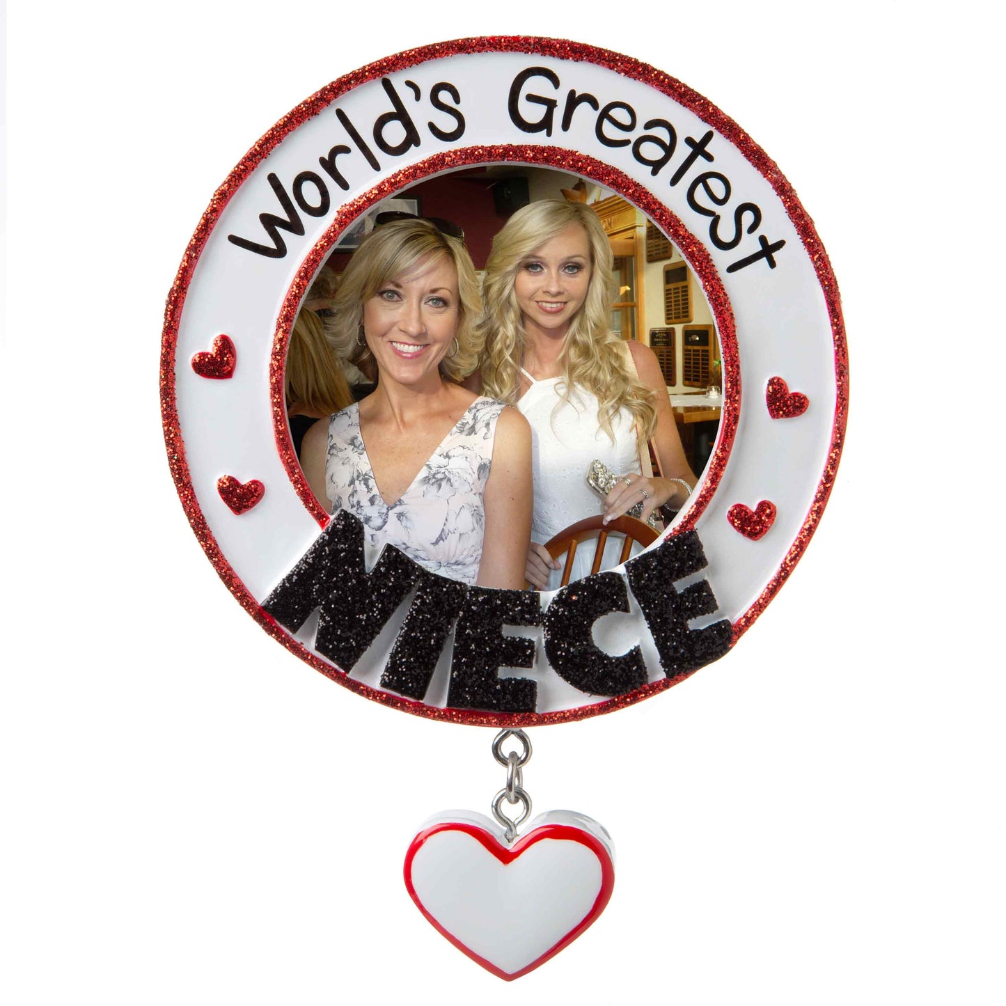 PolarX Ornaments - World's Greatest Niece Picture Frame Personalized Ornament