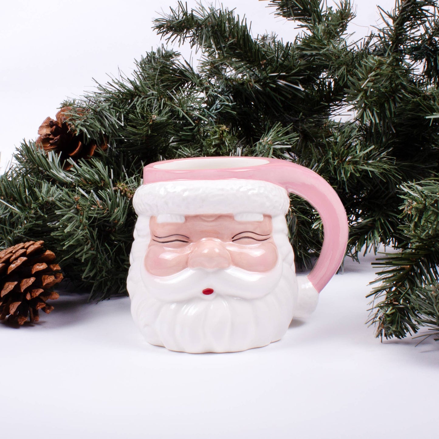 8 Oak Lane - Pink Santa Coffee Mug, Ceramic, 8 oz