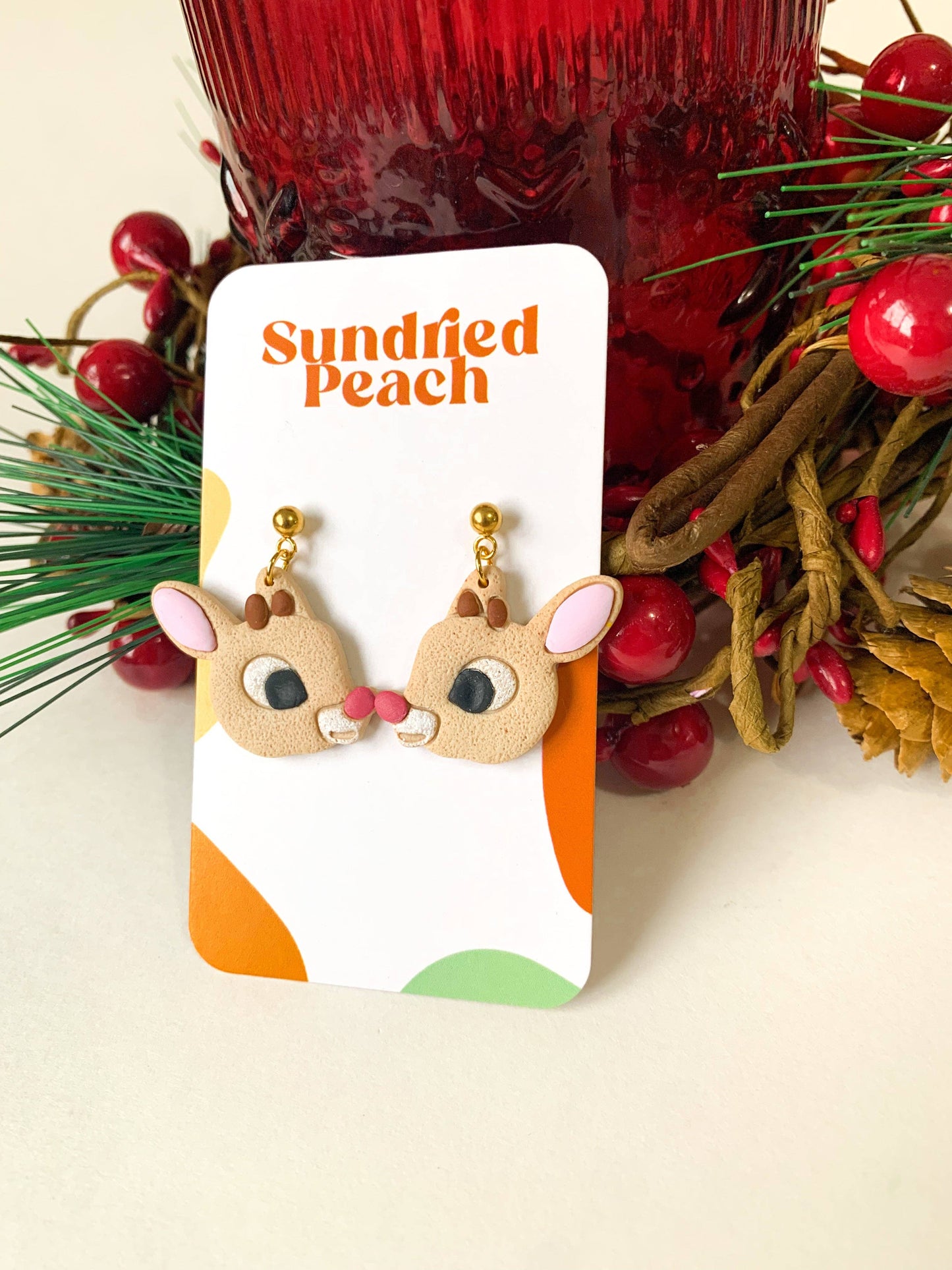 Clarice the Reindeer Earrings