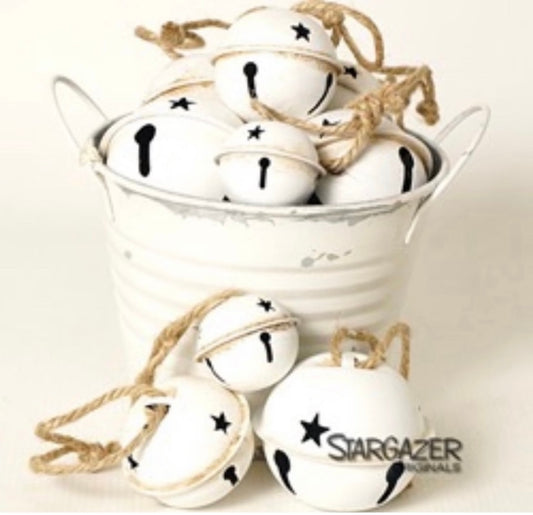 White Bell Ornaments