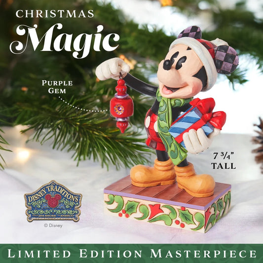 Disney’s Mickey Mouse “Christmas Magic” by Jim Shore Limited Edition