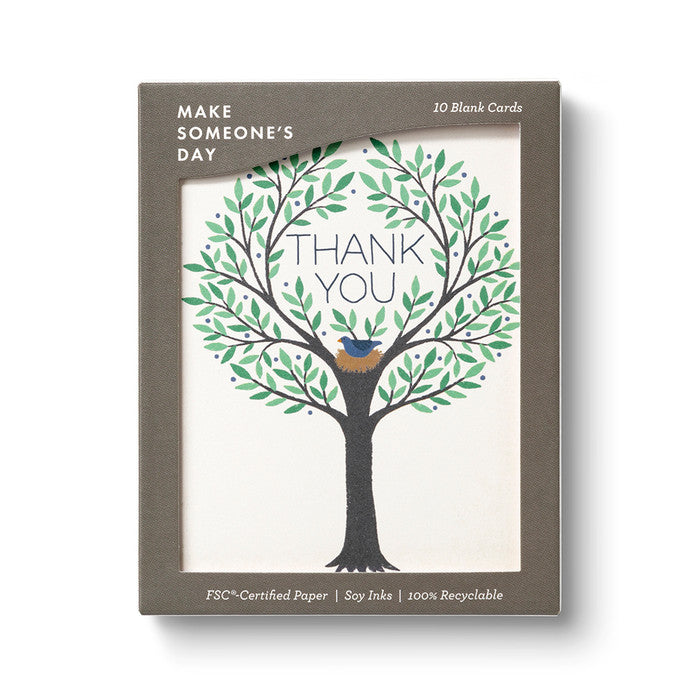 Nested Tree Boxed Note Cards by Compendium