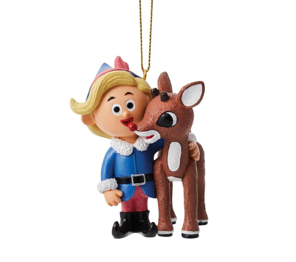 Rudolph and Hermey Best Pals Ornament