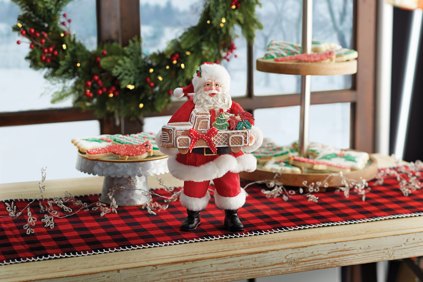 Tailgate Party Santa Figurine by Possible Dreams