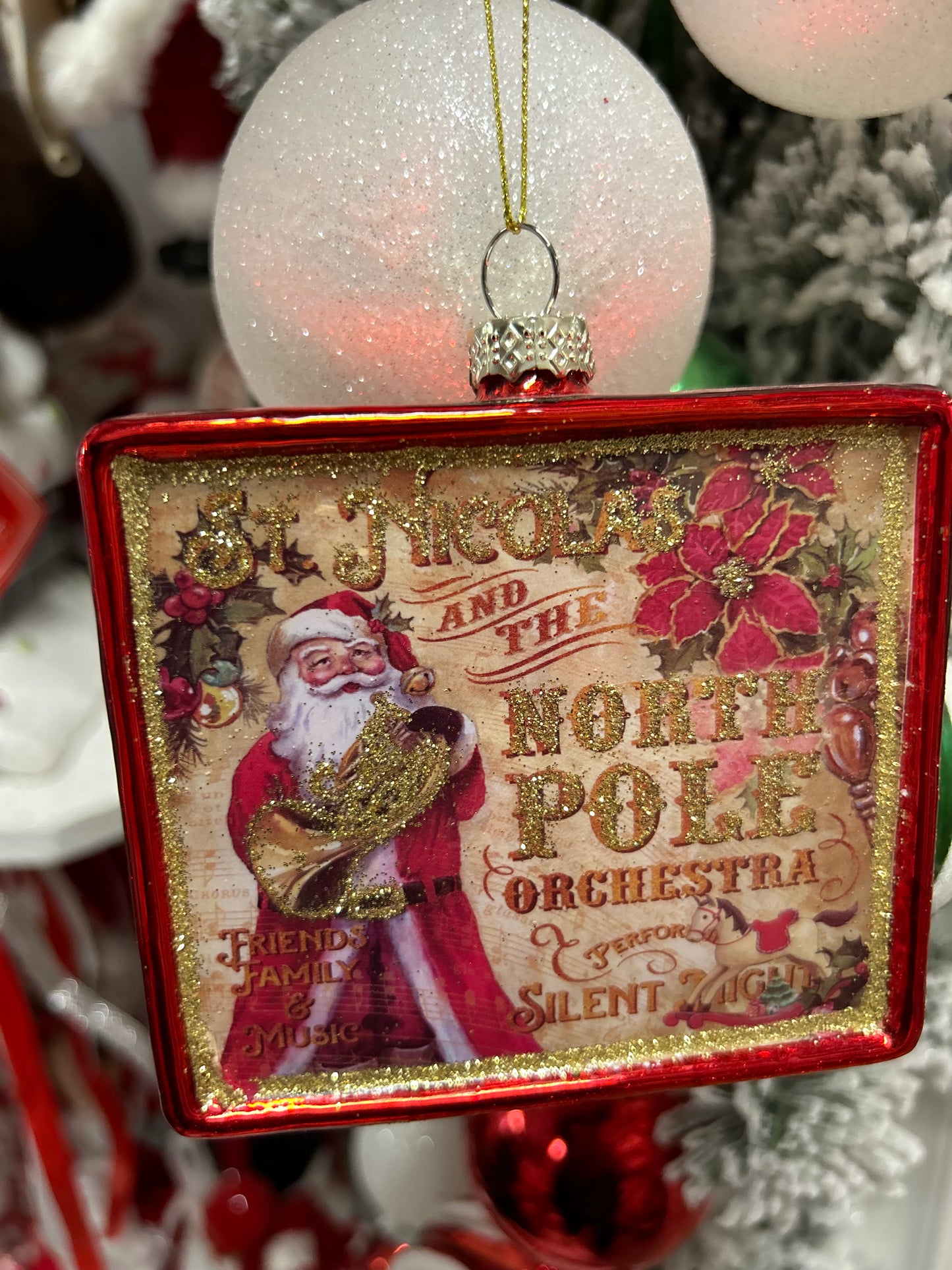 4 Inch, Santa with Instrument