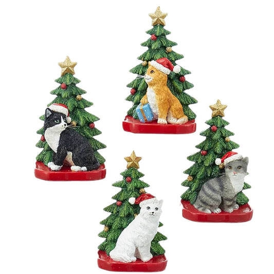 Cat Ornaments, Individually Sold, 4 Styles