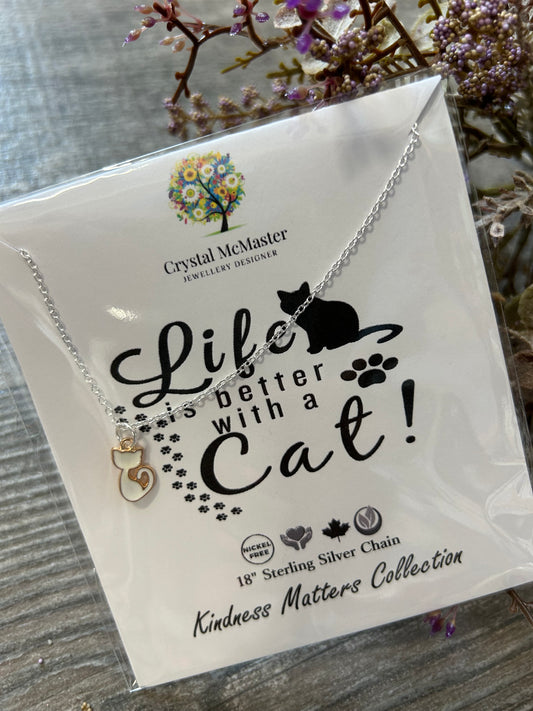 Crystal McMaster Jewelry Designer- Love is Better with a Cat