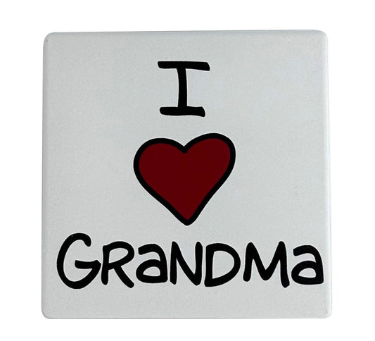 I Heart Grandma Coaster