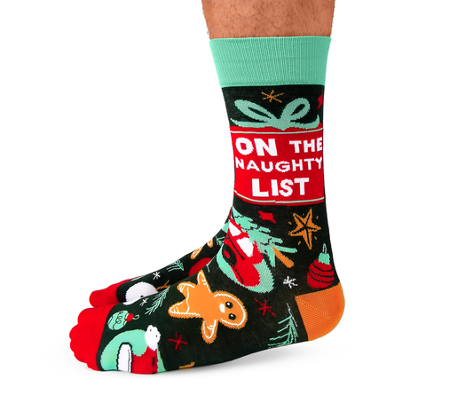 Naughty List Socks - For Him