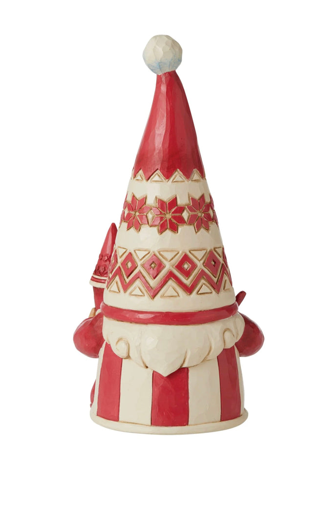 Nordic Gnome with Cardinal and Birdhouse by Jim Shore