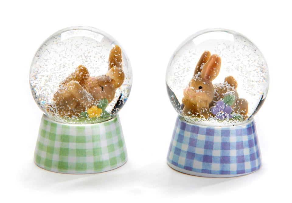 Bunny Design Water Globe