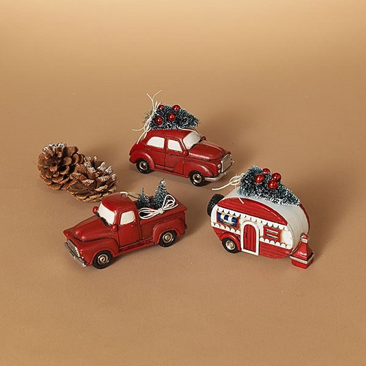 Holiday Vehicle with Tree Ornament
