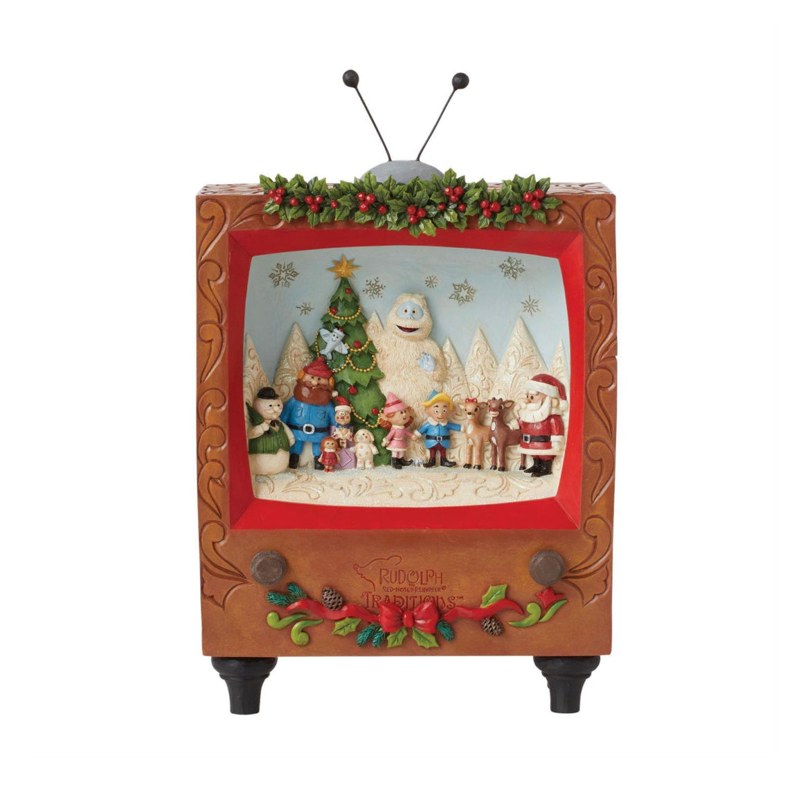 Rudolph LED Diorama TV Scene