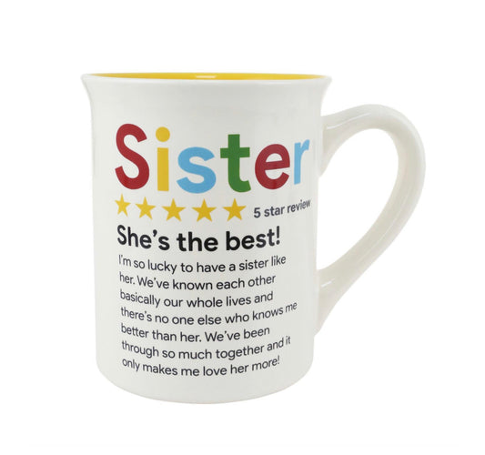 SISTER 5 STAR REVIEW MUG