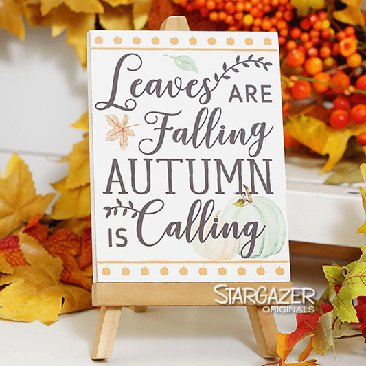 Leaves are Falling Easel