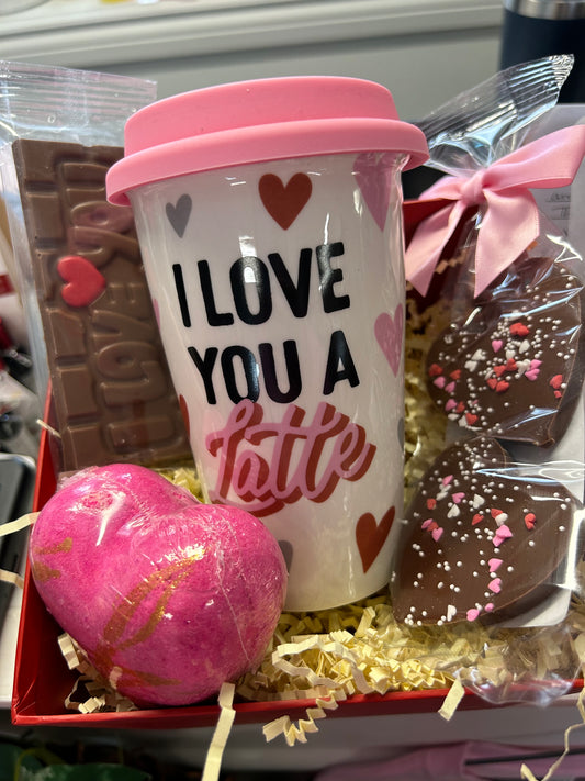 Love you a Latte Gift Basket