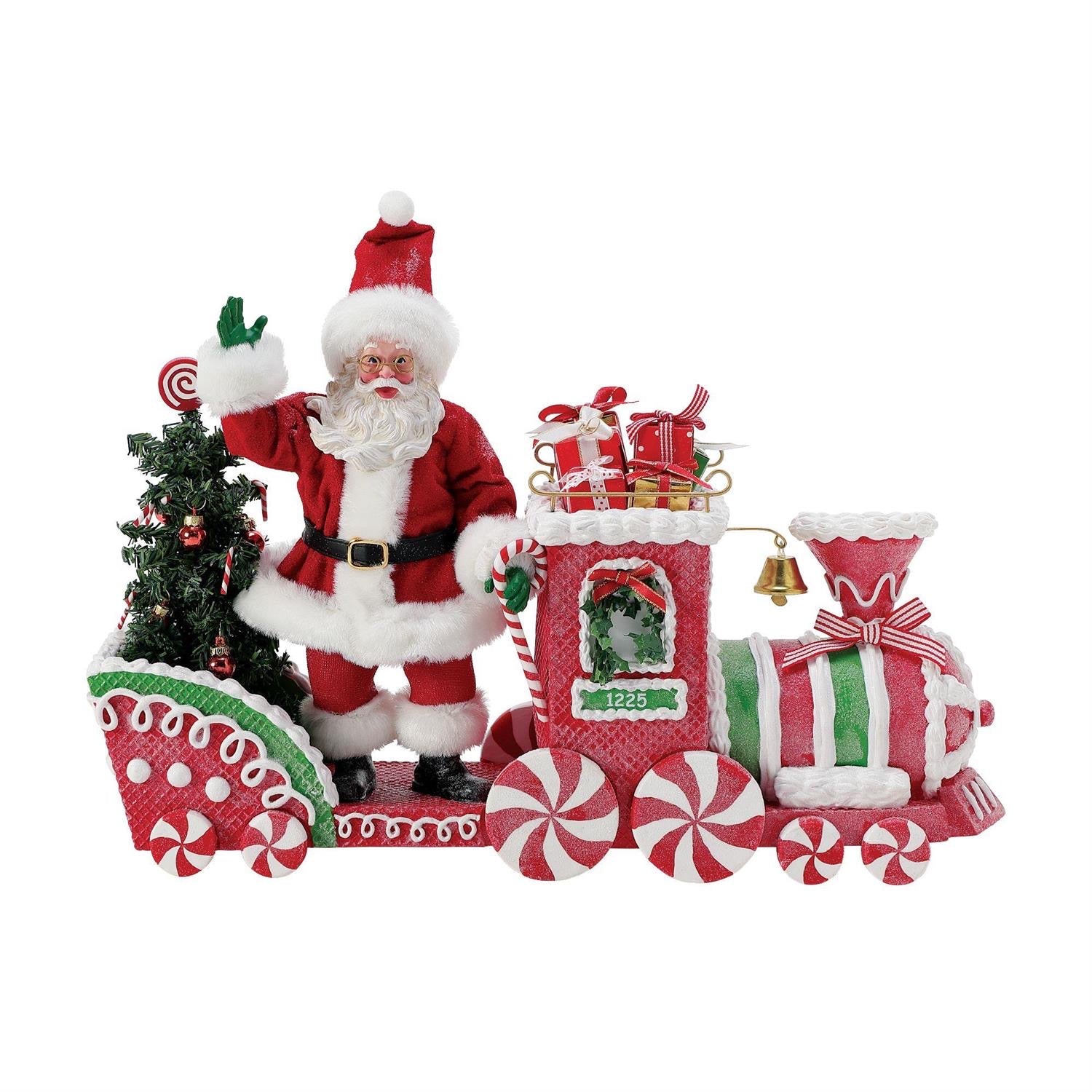 Candy Cane Train Figurine by Possible Dreams