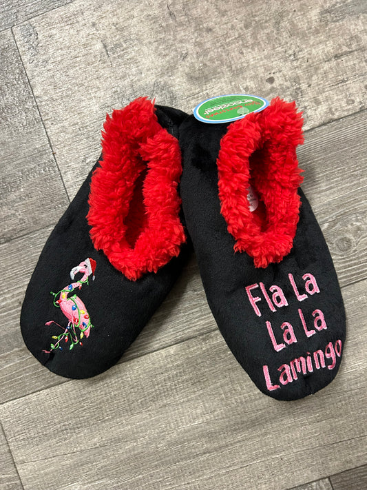 Women’s Slippers, Fla La La La Lamingo by Snoozies