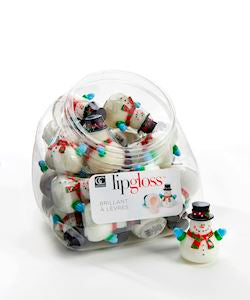 Holiday Lip Gloss, Snowman, Vanilla Scented