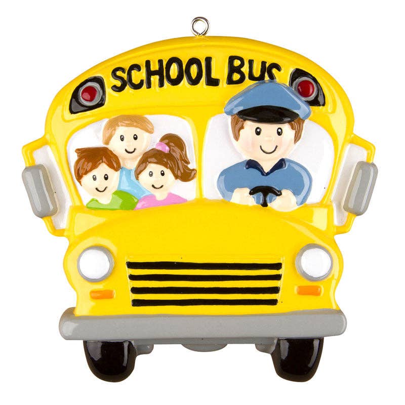 School Bus Driver Personalized Ornament