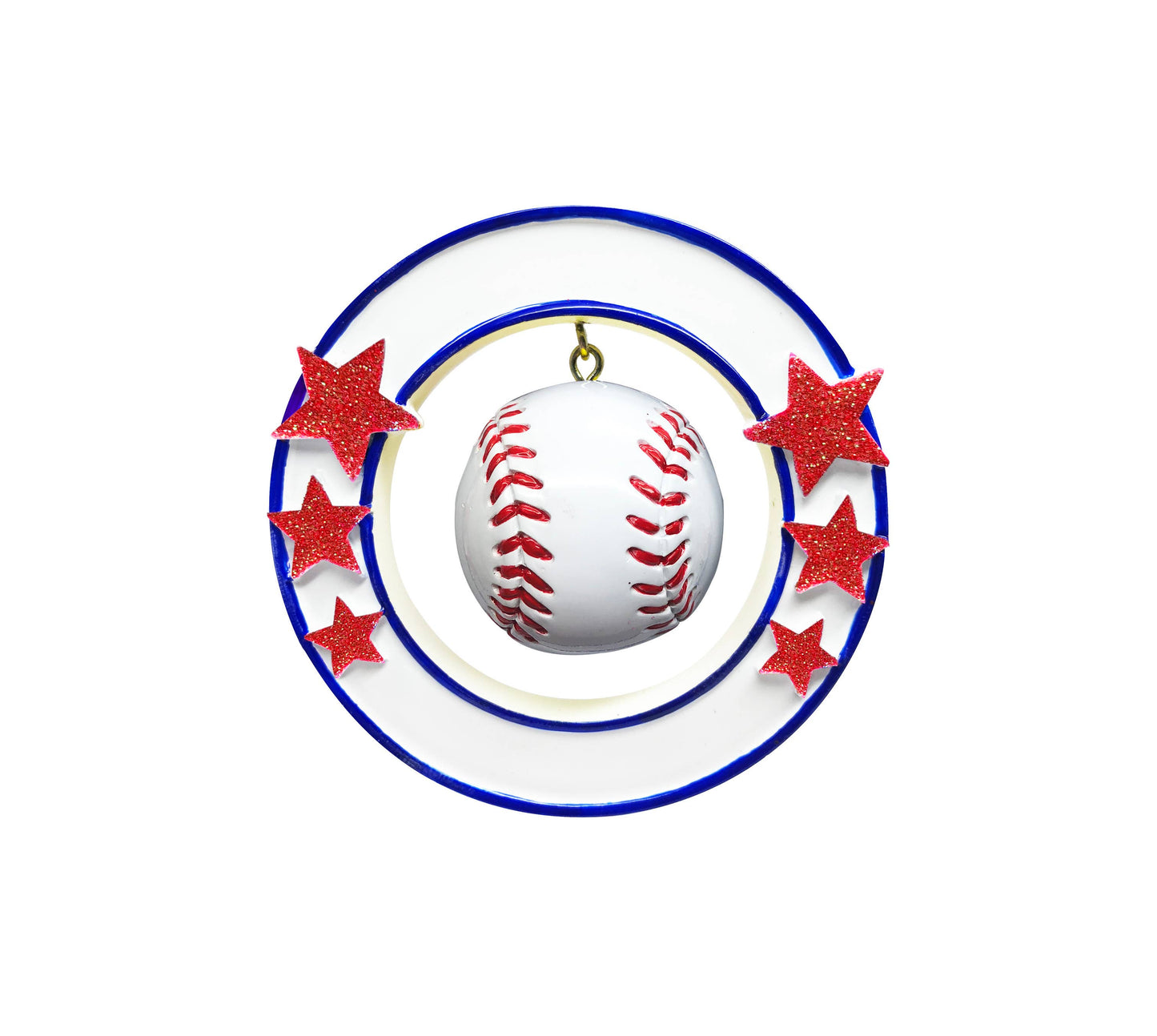3D Baseball Personalized Ornament