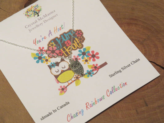 Owl Charm Necklace