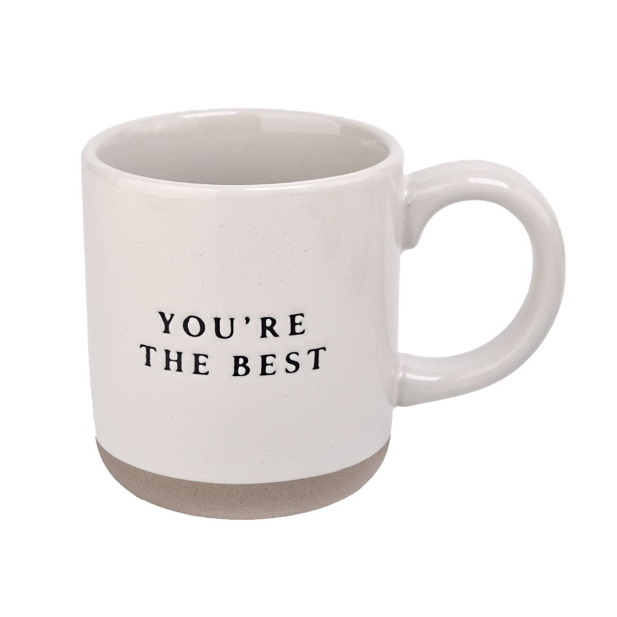 You're The Best - Cream Stoneware Coffee Mug - 14 oz
