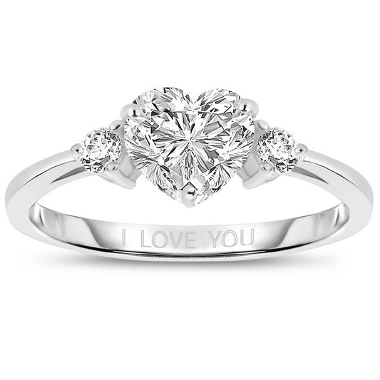 Sterling Silver Cubic Zirconia Ring(406)