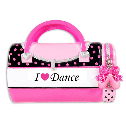 Dance Bag Personalized Ornament