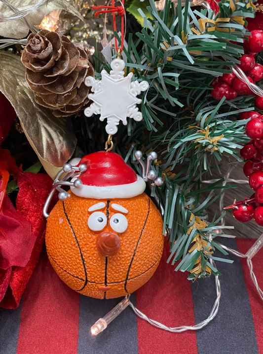 BASKETBALL  ORNAMENT "5 INCH"